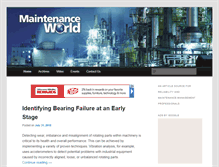 Tablet Screenshot of maintenanceworld.com